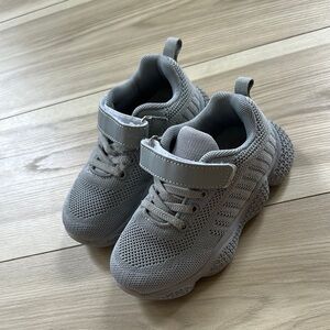 Kids Gray Sneakers